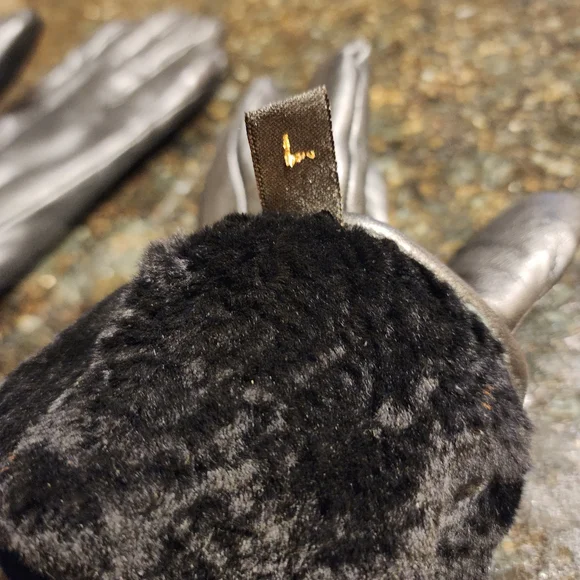 Men's Zavelio Shearling Sheepskin Fur Lined Leather Gloves Size L NWOT - Picture 6 of 6